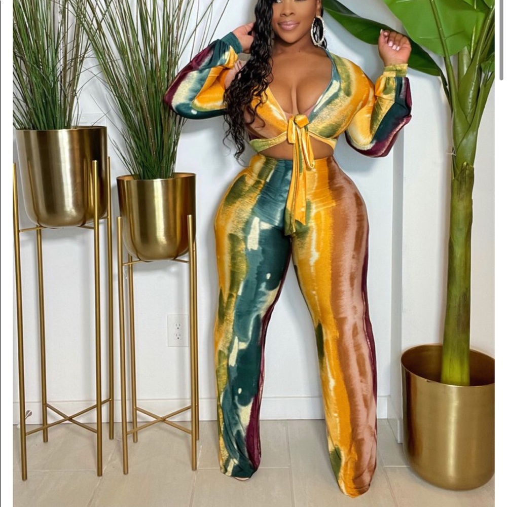 Two Piece Pants Set
